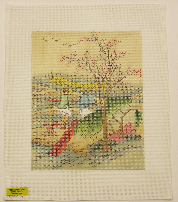 Needlepoint Chinese Farmer Canvas