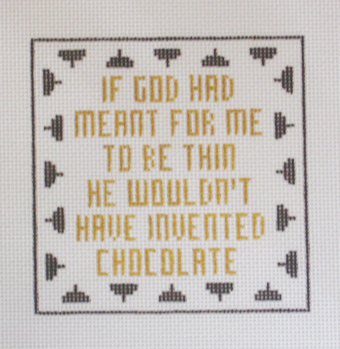 Needlepoint Chocolate Canvas