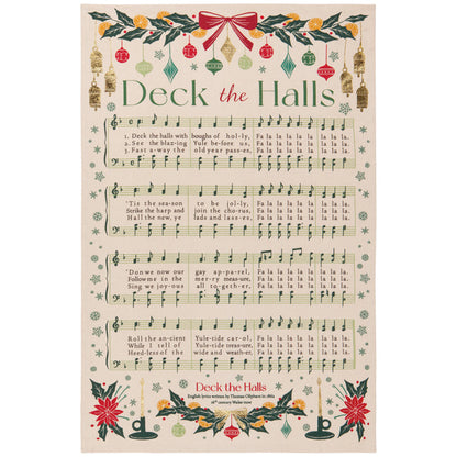 Christmas Carol Dishtowel
