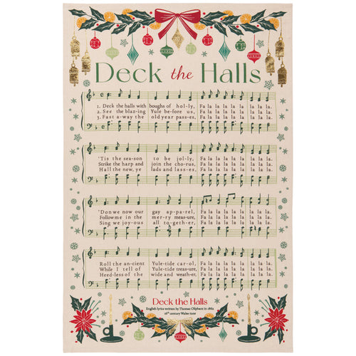Christmas Carol Dishtowel