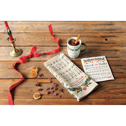 Christmas Carol Dishtowel