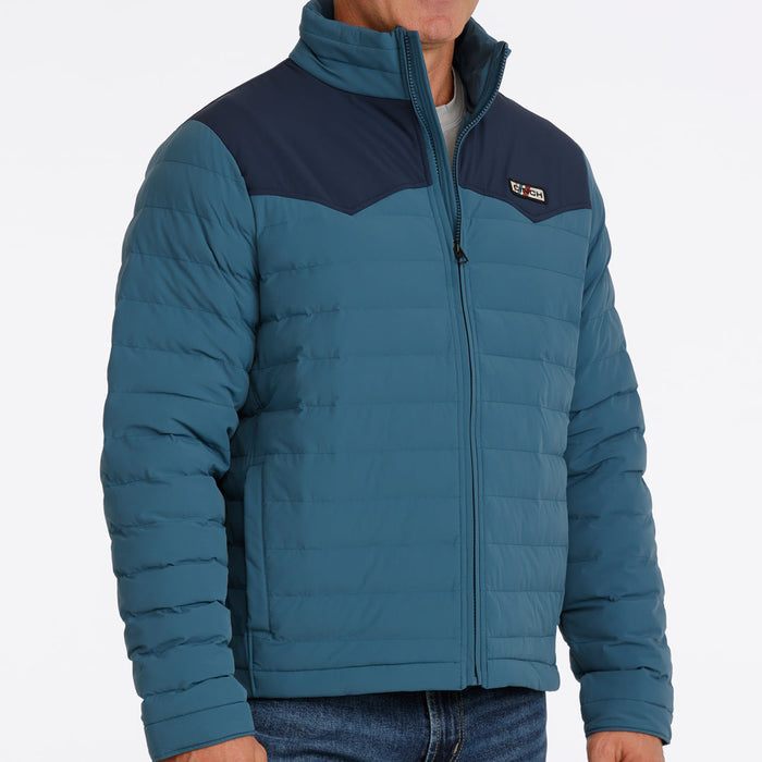 Cinch Men's Quilted Jacket in Teal