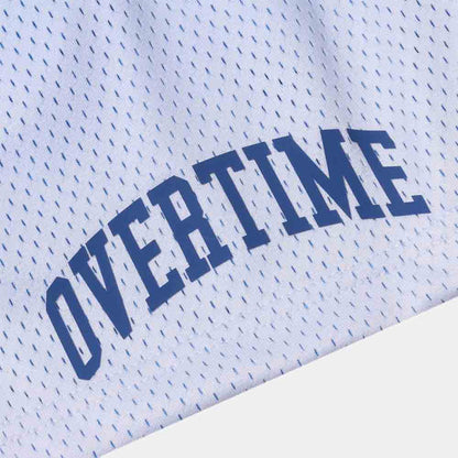 Up close view of the Overtime Classic Gradient Mesh Shorts.