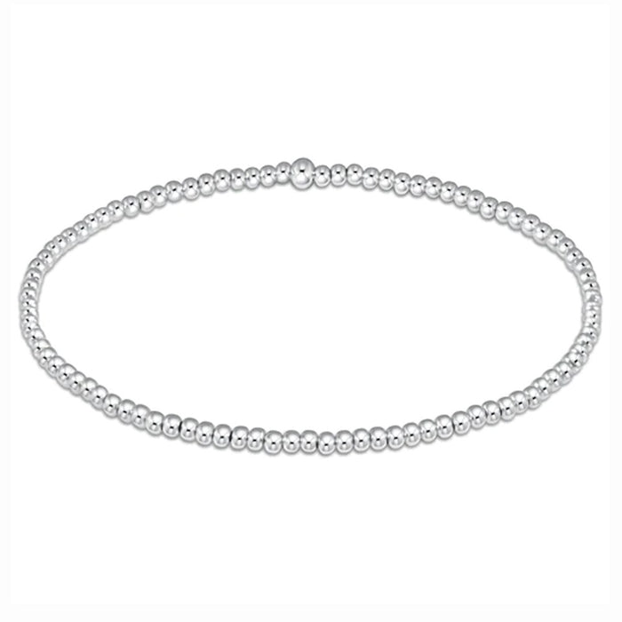 Classic Sterling 2mm Bead Bracelet*