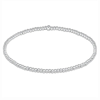 Classic Sterling 2mm Bead Bracelet*