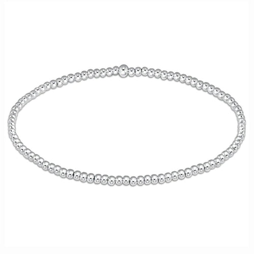 Classic Sterling 2mm Bead Bracelet*