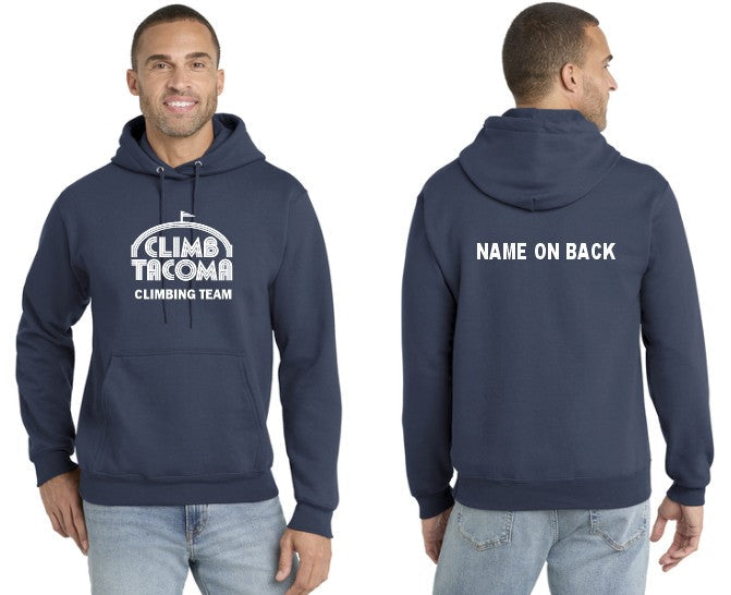 Climb Tacoma Climbing Team Navy Hoodie