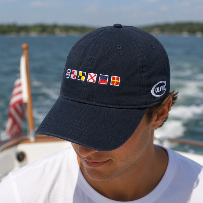 Code Flag Relaxed Twill Adjustable Hat - Navy