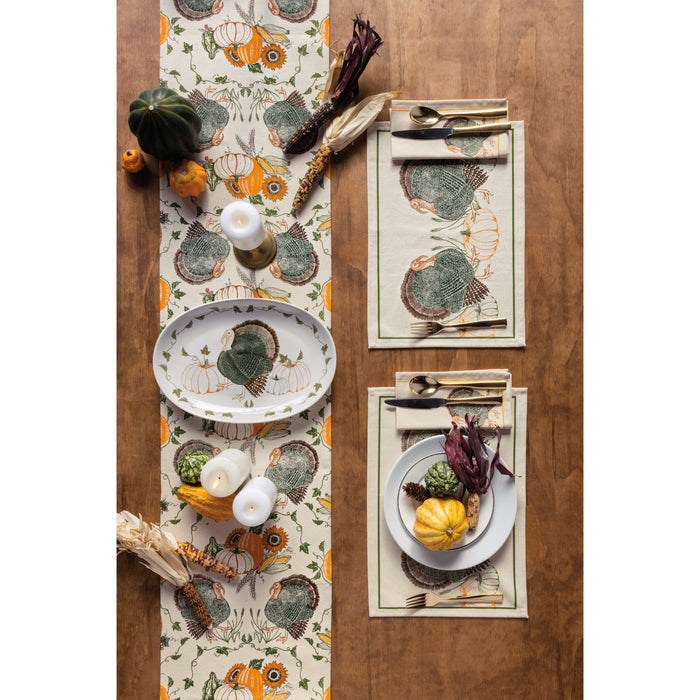 Cornucopia Printed Table Runner