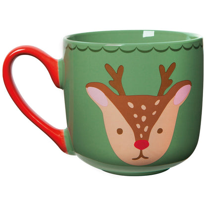 Cozy Cups Christmas Mug and Dishtowel Set