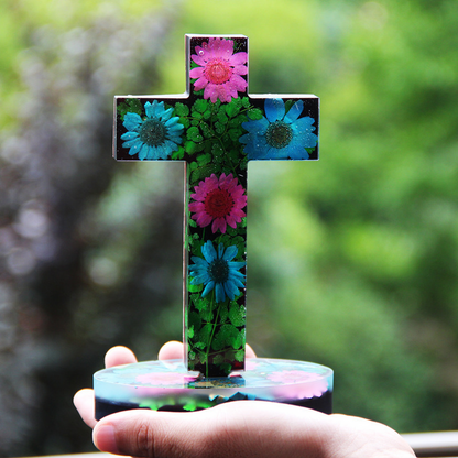 Cross Ornament Resin Mold