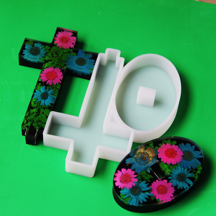 Cross Ornament Resin Mold