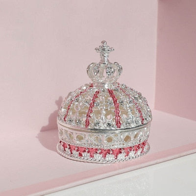 Crown Ring Jewelry Box Holder for Wedding Day