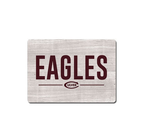 Culver "C" & Eagles Wood Magnet