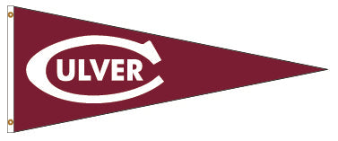 Culver "C" Nylon Flag - 12" x 30"