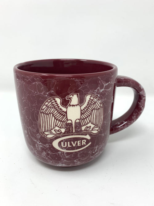 Culver Eagle Etched Maroon Natural Mug - 17oz