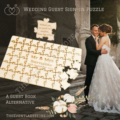 wedding sign in puzzle