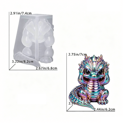 No-Listen Little Dragon-2.91*2.67inches