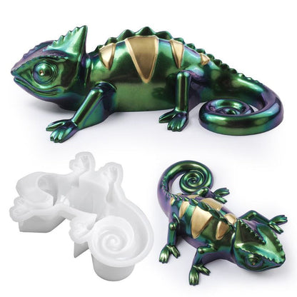 Cute Lizard Ornament Resin Mold