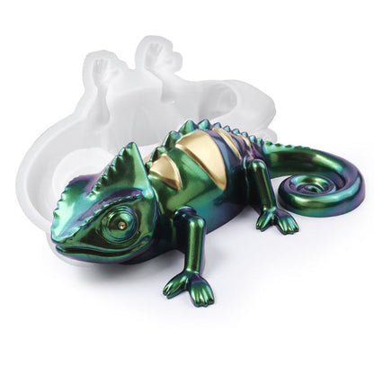 Cute Lizard Ornament Resin Mold