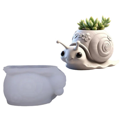 Cute Snail Storage Resin Mold