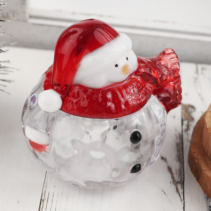 Cute Snowman Storage Jar Resin Mold