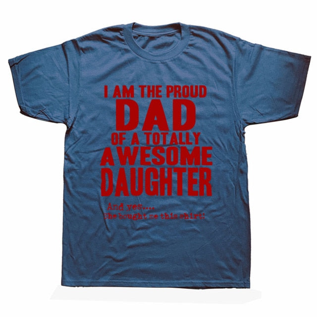 Daddy And Daughter Best Friends For Life Dad Gift Printed Cotton Short Sleeve T-Shirts