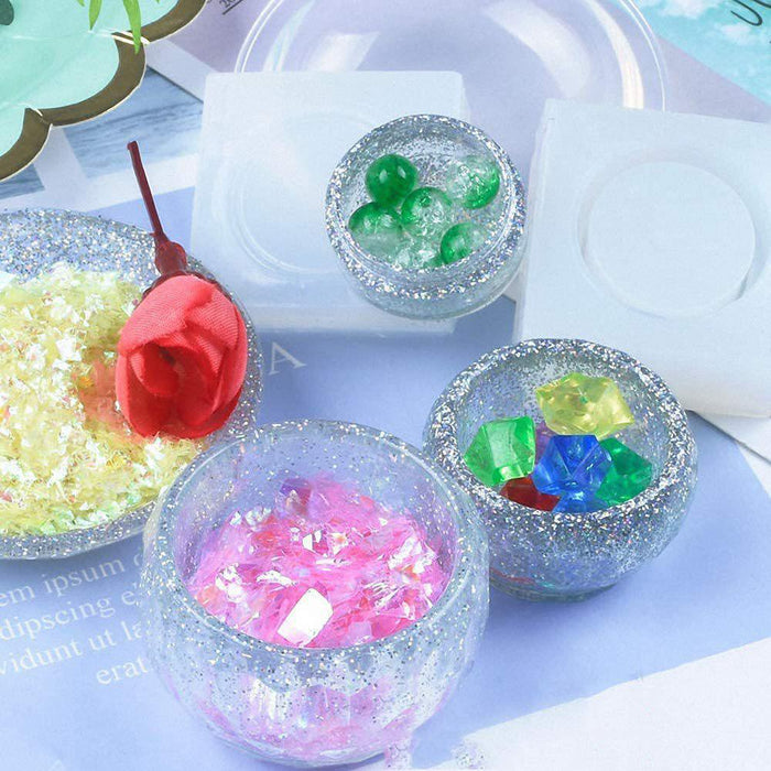 Diamond-shaped Small Bowl Resin Mold - IntoResin