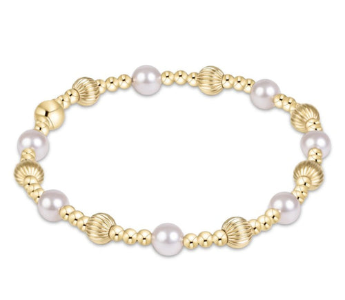 Dignity Sincerity 5mm Pearl Bead Bracelet