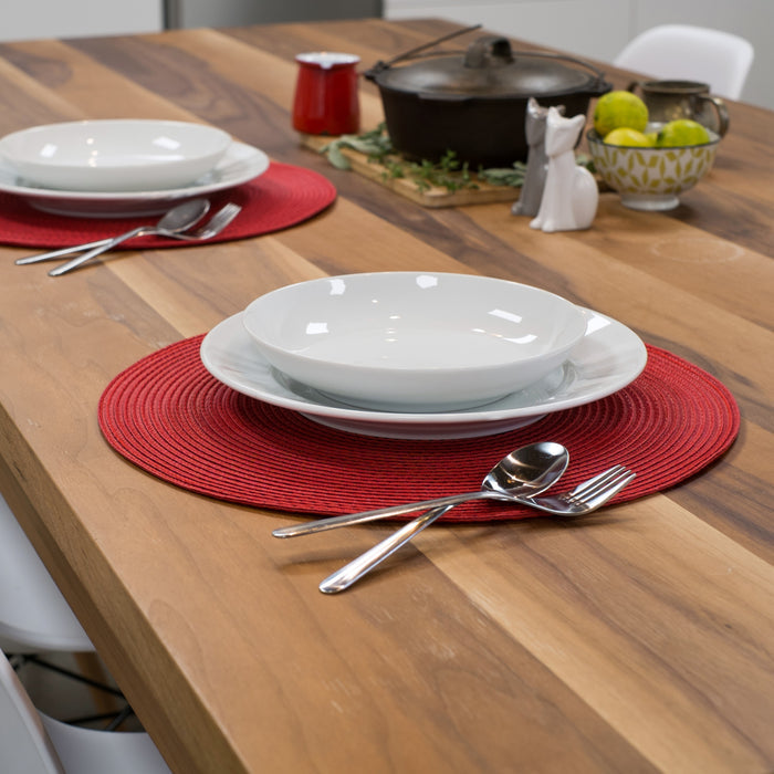 Disko Chili Red Round Placemat