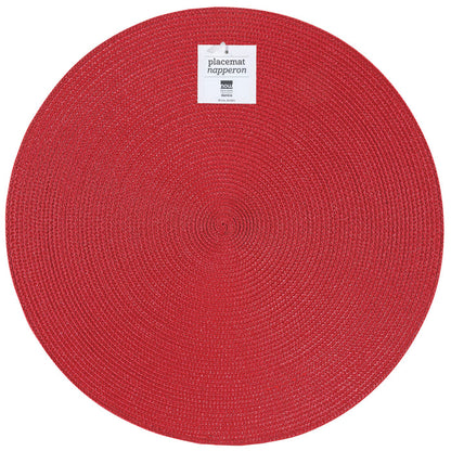 Disko Chili Red Round Placemat