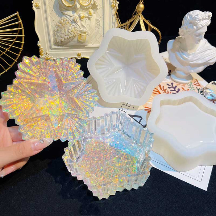 Dream Hexagonal Star Box Resin Mold ALL SET