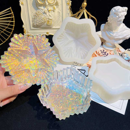 Dream Hexagonal Star Box Resin Mold ALL SET