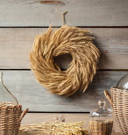 Dried Wheat Wreath