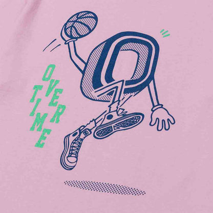 Up close, front view of the Overtime Dunk Man Tee.