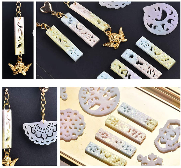 Earring Mold Epoxy Pendant Molds Resin Jewelry Molds Casting Silicone Molds