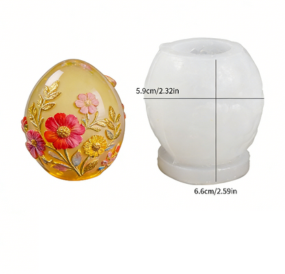 Easter Egg Decorative Ornament Resin Mold