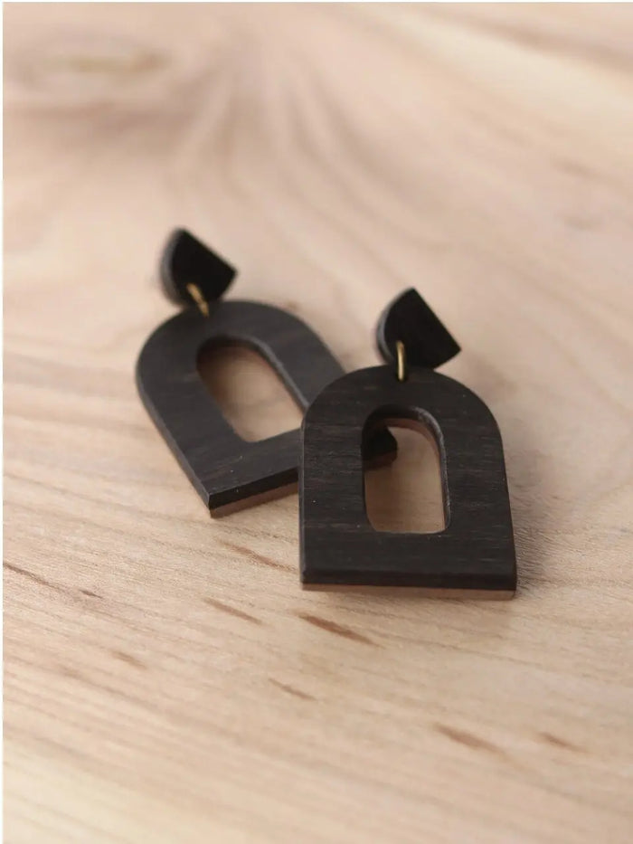Ebony Window Arch Earrings Acorn Home + Apparel