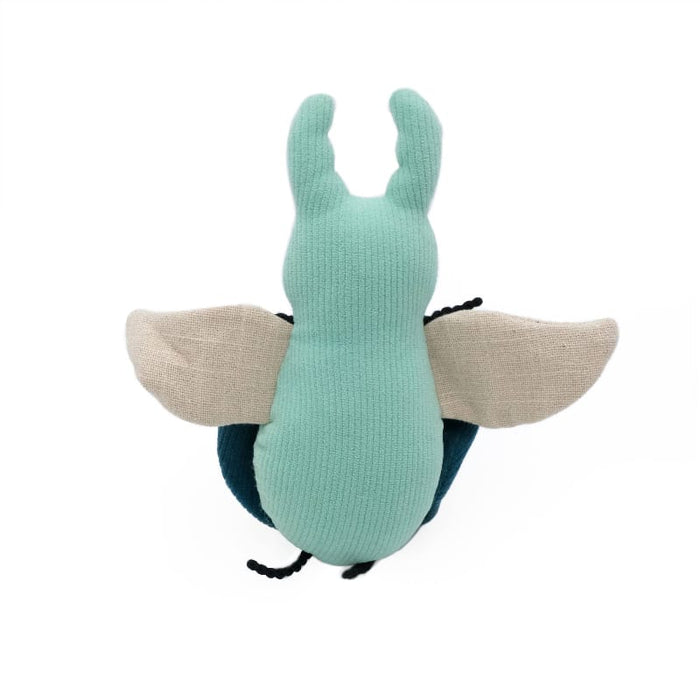 ZippyPaws dog toys EcoZippy Corduroy Critter Beetle Plush Squeaky Dog Toy