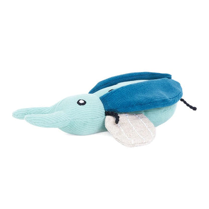 ZippyPaws dog toys EcoZippy Corduroy Critter Beetle Plush Squeaky Dog Toy