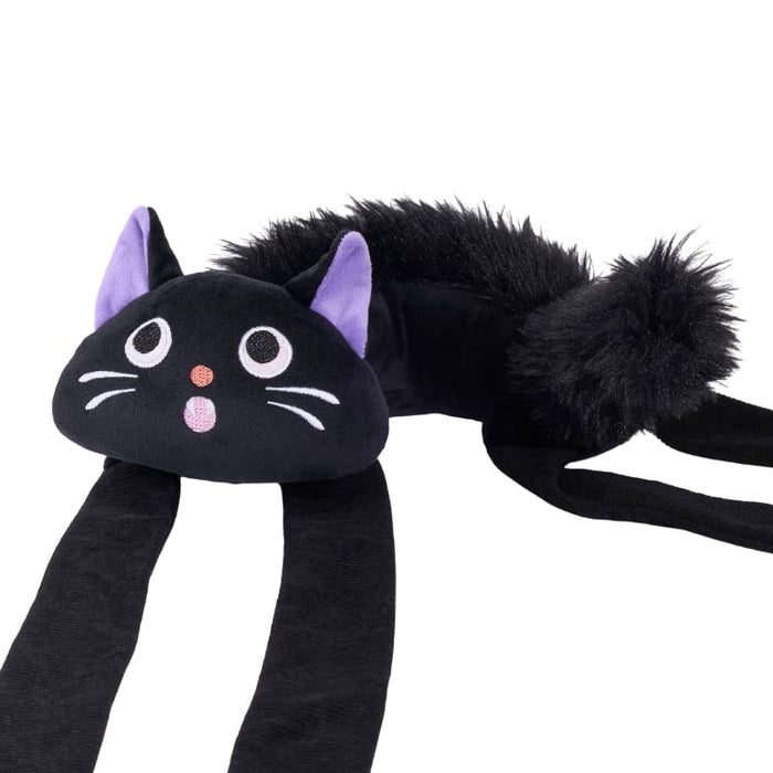 ZippyPaws dog toys EcoZippy Halloween Crinkle Scaredy Black Cat Plush Squeaky Dog Toy