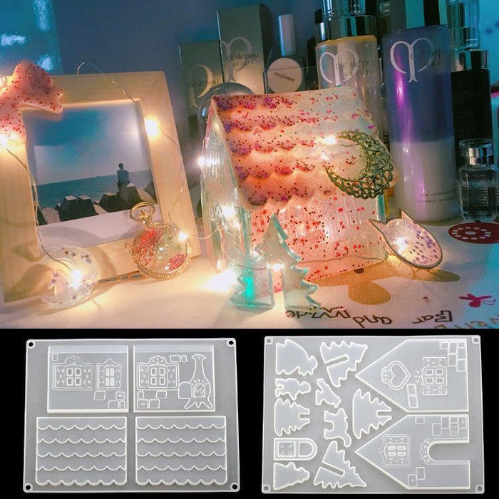 Epoxy Resin Christmas House Mold - IntoResin