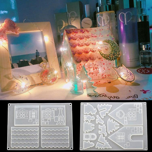 Epoxy Resin Christmas House Mold - IntoResin