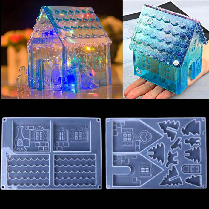 Epoxy Resin Christmas House Mold - IntoResin