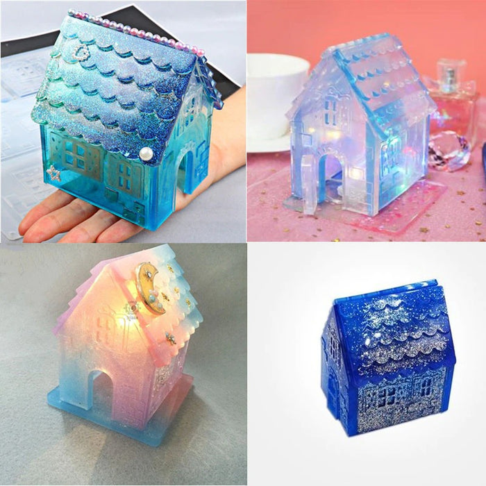 Epoxy Resin Christmas House Mold