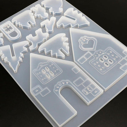 Epoxy Resin Christmas House Mold - IntoResin
