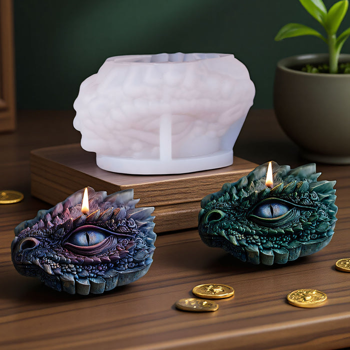 Evil Dragon Head Ornament Resin Mold
