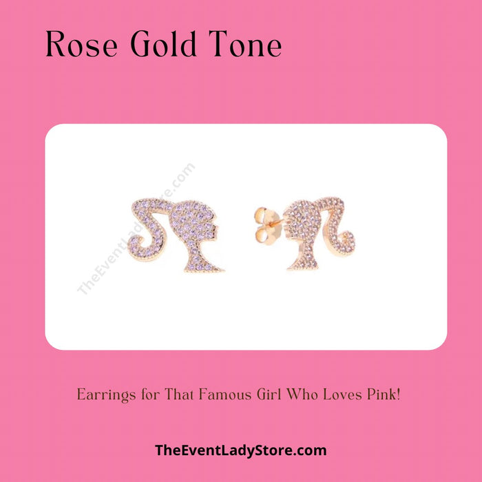 Fashion Rhinestone Earrings for That Girl Who Loves Pink