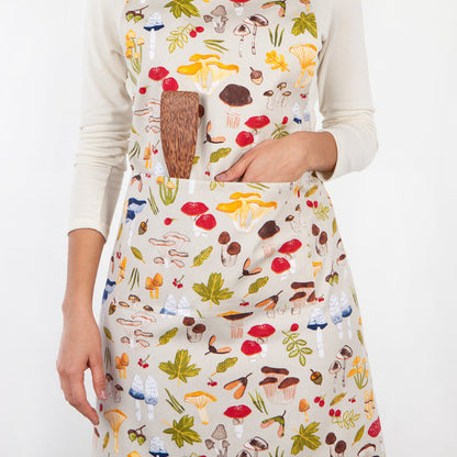 Field Mushrooms Chef Apron