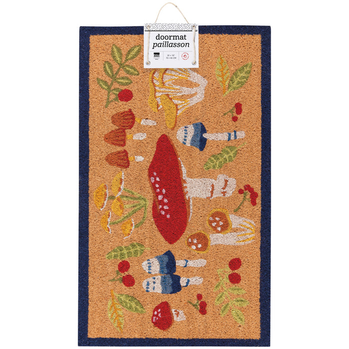 Field Mushrooms Doormat
